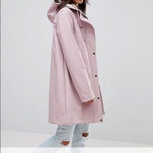 Asos Pink Rain Coat Jacket